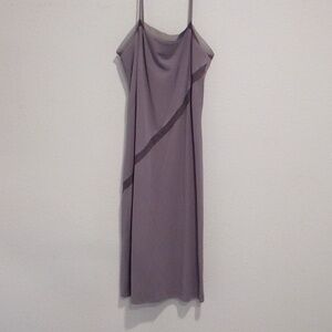 BCBG dress, size M, taupe, rayon/polyester dress